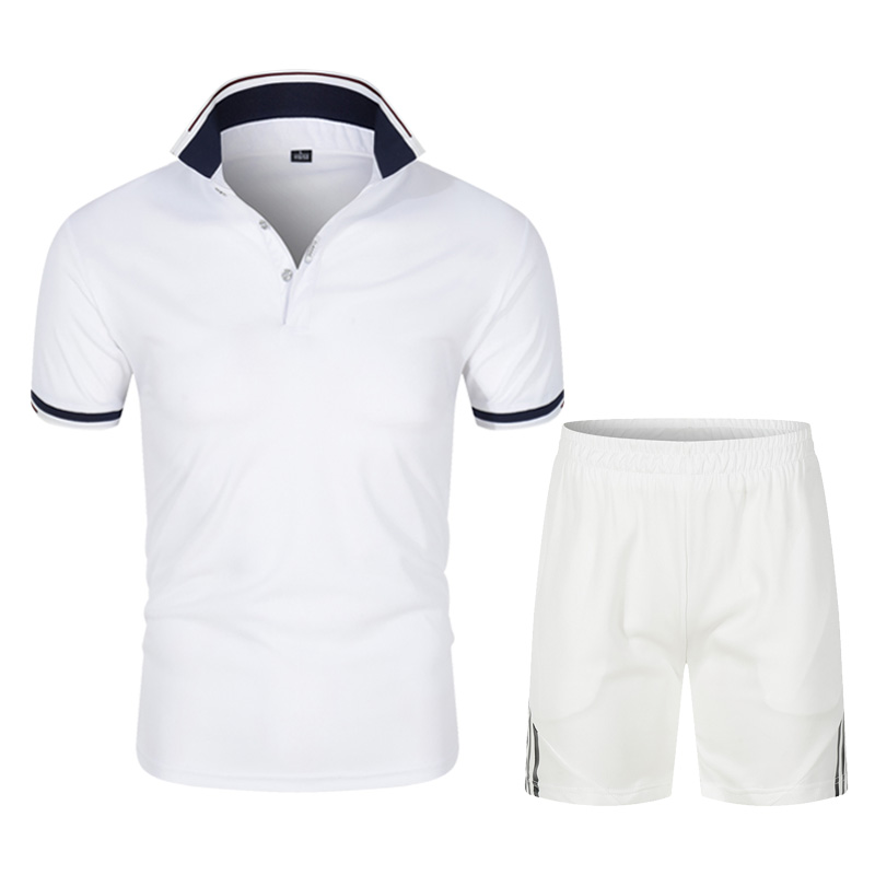 Summer Men's Polo Shirts Sets  - Men'S Fashion Golf Clothing 评论和价格