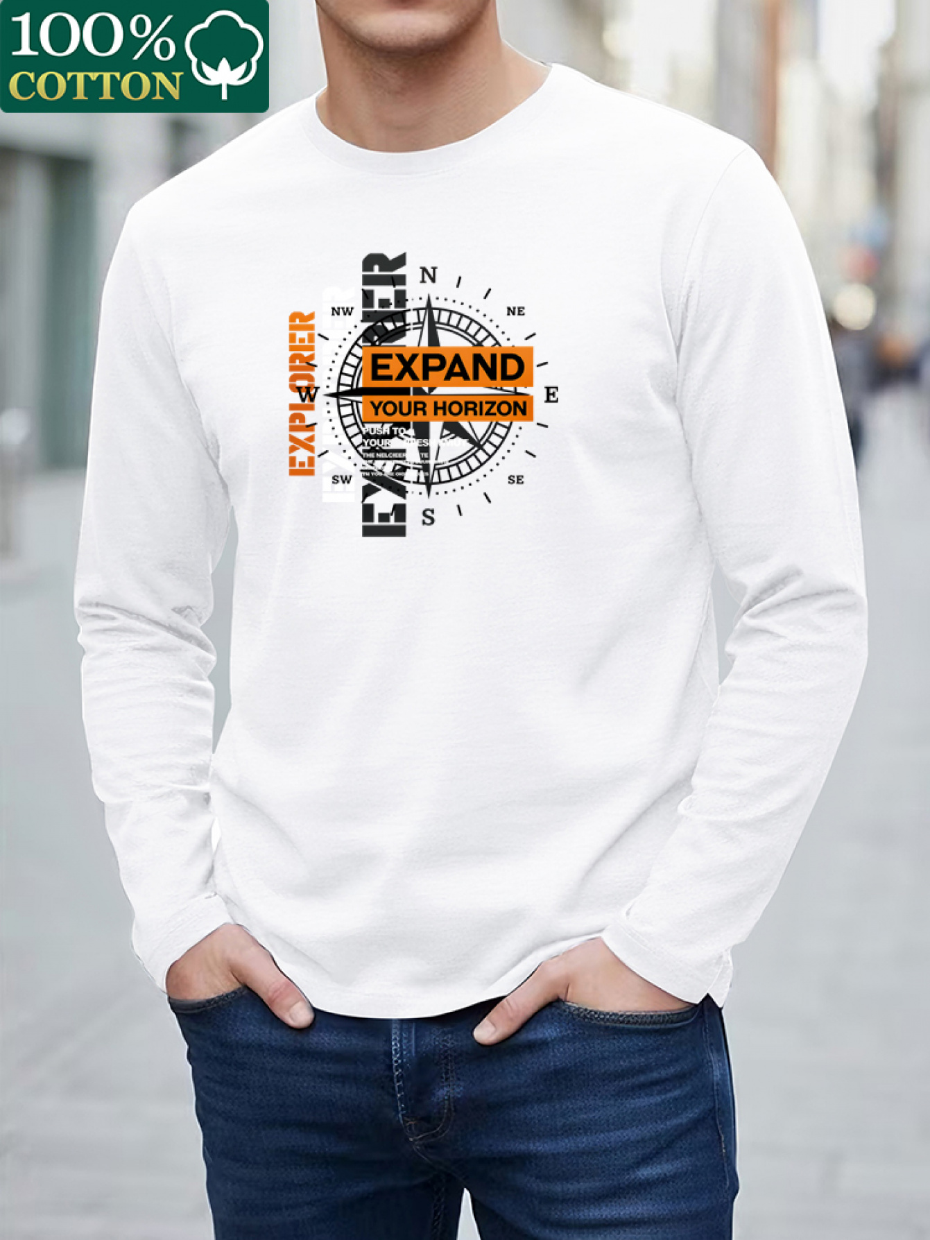 100% pure cotton men's long sl - Men'S Fashion Trends 2025 评论和价格