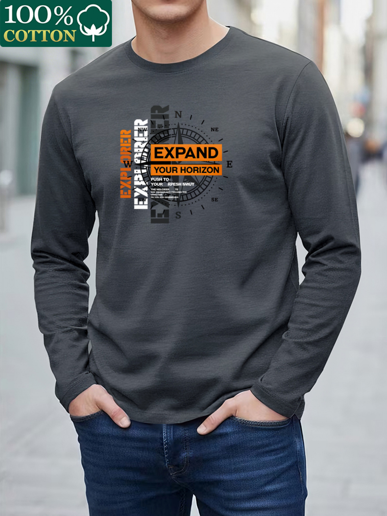 100% pure cotton men's long sl - Men'S Fashion Trends 2025 评论和价格