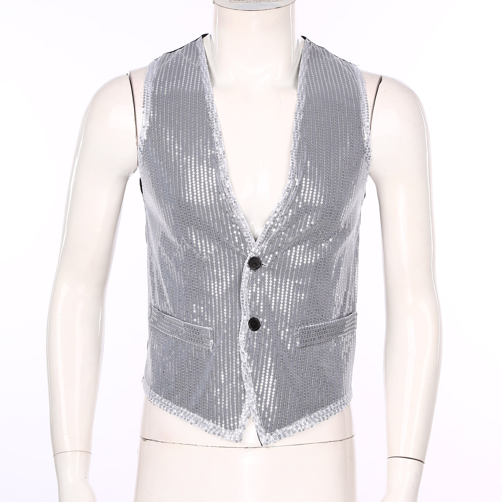 70s Disco Vests for Mens Club  - Men'S Fashion 70S 评论和价格