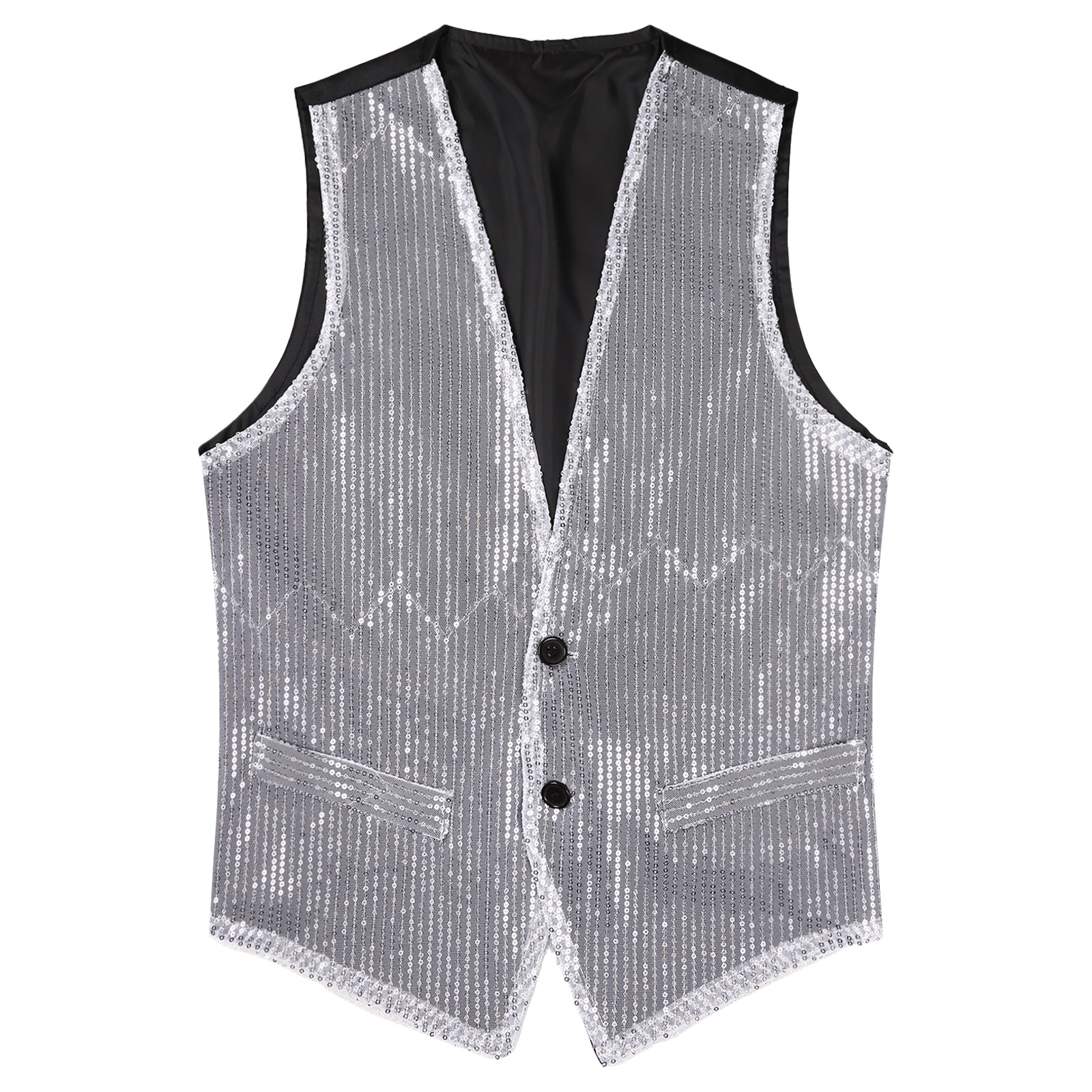 70s Disco Vests for Mens Club  - Men'S Fashion 70S 评论和价格