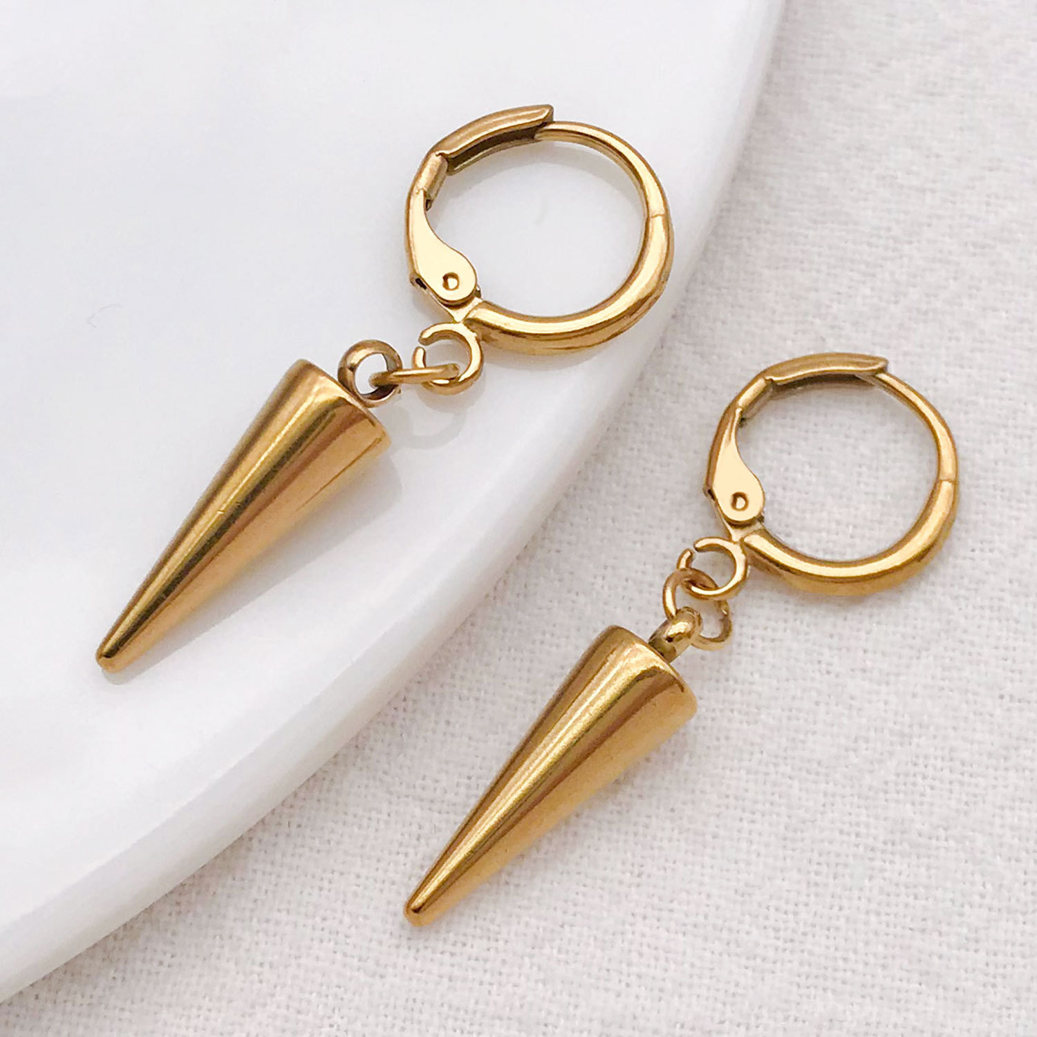 8PCS Stainless Steel Cone Char - Men'S Fashion Necklaces 评论和价格