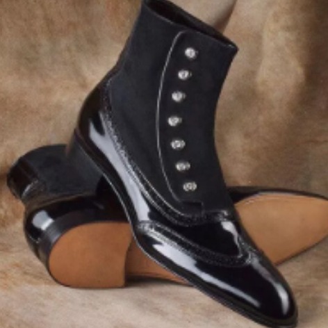 Men's Leather Suede Chelsea Bo - Chelsea Boots Men 评论和价格