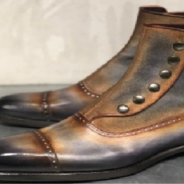Men's Leather Suede Chelsea Bo - Chelsea Boots Men 评论和价格