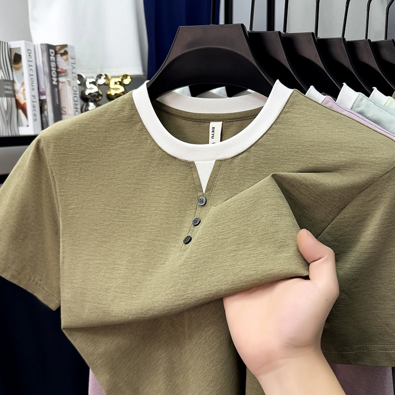Mens Short Sleeve Henley Neck  - Men'S Fashion Trends 2025 评论和价格