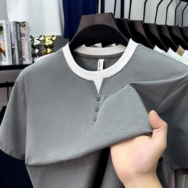 Mens Short Sleeve Henley Neck  - Men'S Fashion Trends 2025 评论和价格