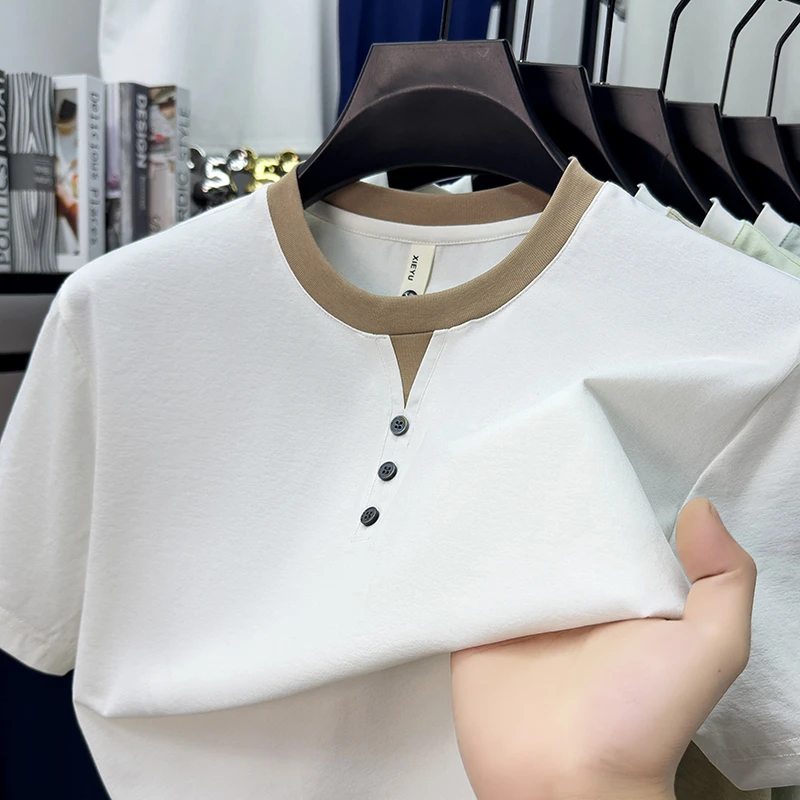 Mens Short Sleeve Henley Neck  - Men'S Fashion Trends 2025 评论和价格