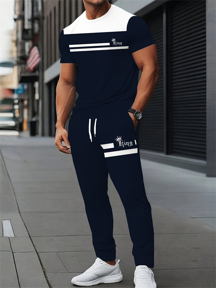Spring Fashion Patchwork Print - Men'S Fashion Pants 评论和价格