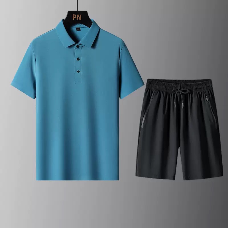 Summer Fashion Solid Color Com - Men'S Fashion Polo Shirt 评论和价格