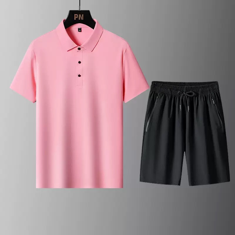 Summer Fashion Solid Color Com - Men'S Fashion Polo Shirt 评论和价格