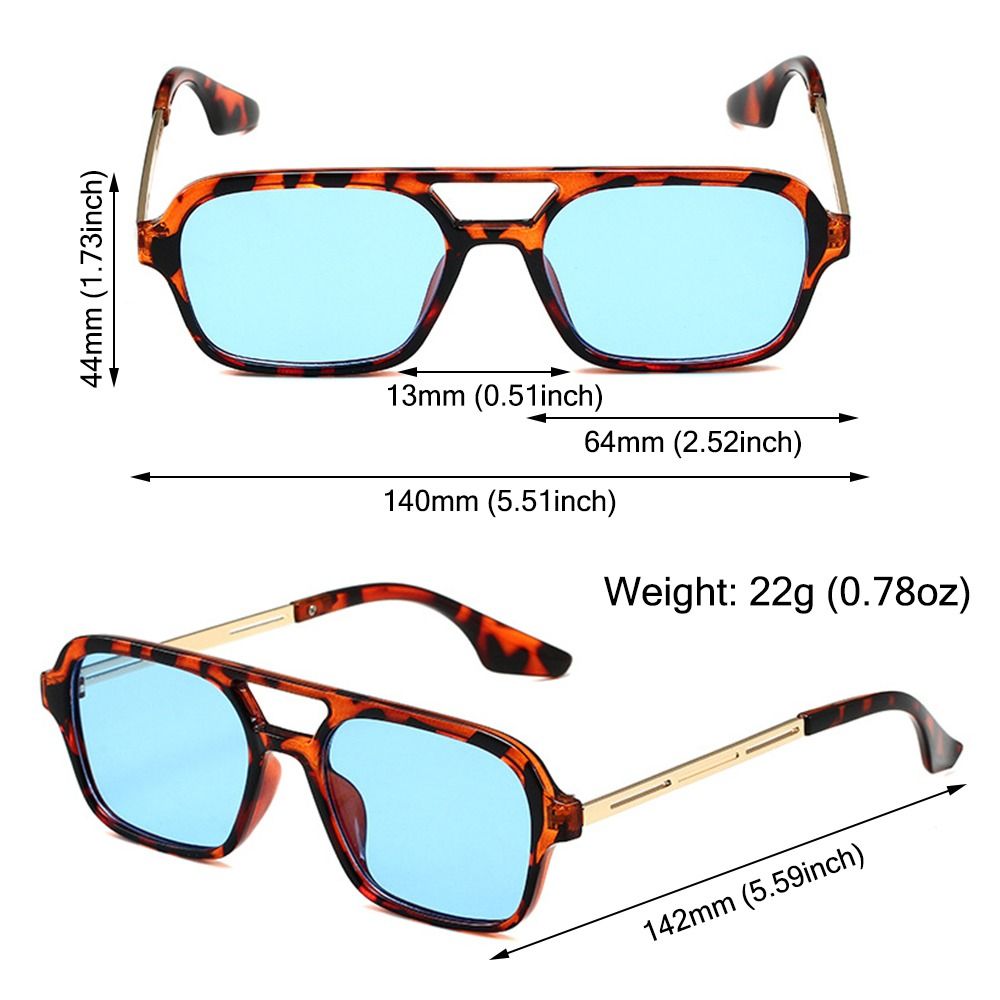 Fashion UV400 Protection Squar - Men'S Fashion 70S 评论和价格