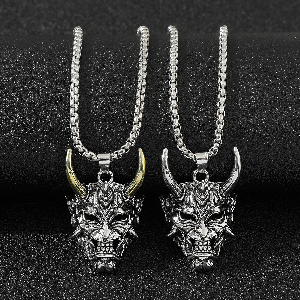 Handsome Rascal Ghost Mask Pen - Men'S Fashion Necklaces 评论和价格