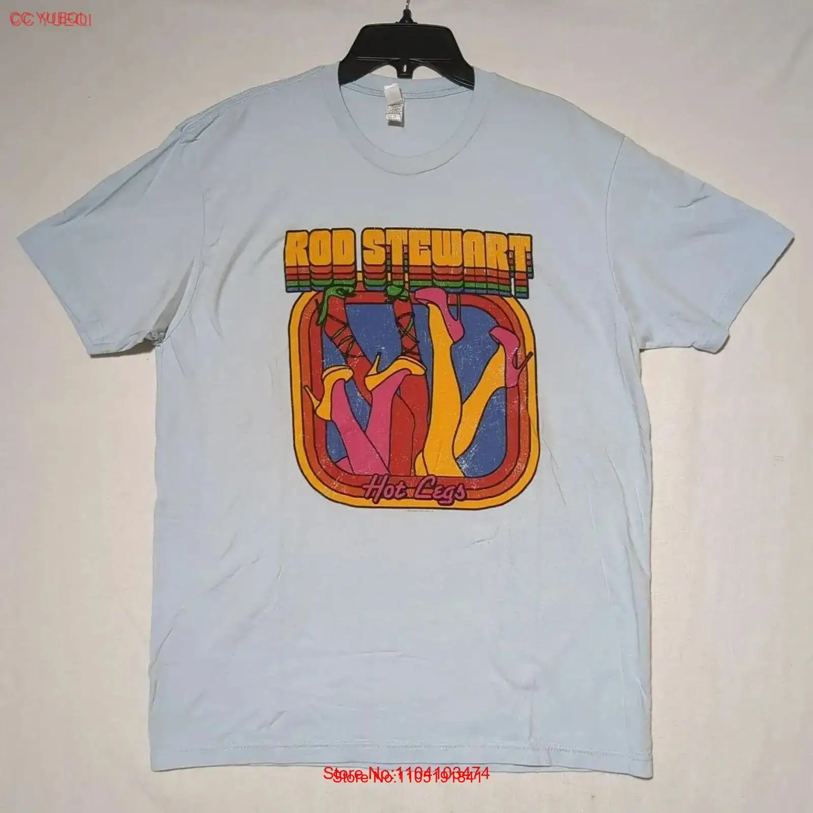 Rod Stewart Hot Legs T Shirt M - Men'S Fashion 70S 评论和价格