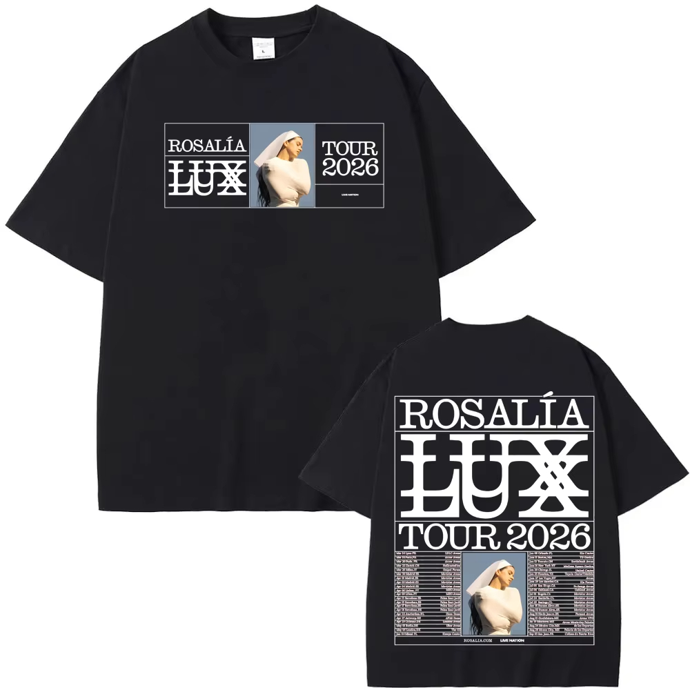 ROSALIA LUX tour T-SHIRT 2026  - Men'S Fashion Website 评论和价格
