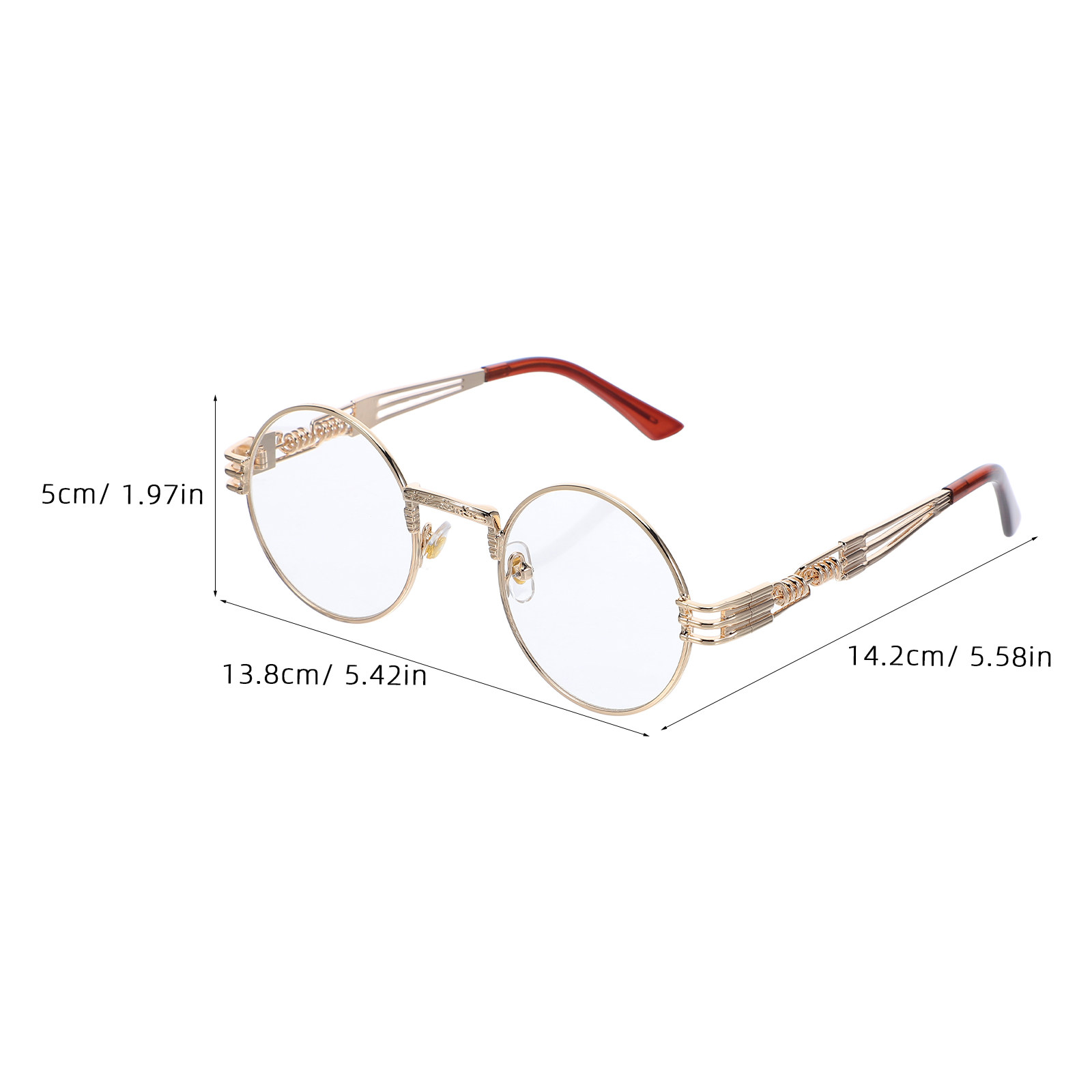 Steampunk Sun Glasses Retro Ro - Men'S Fashion Non Prescription Glasses 评论和价格