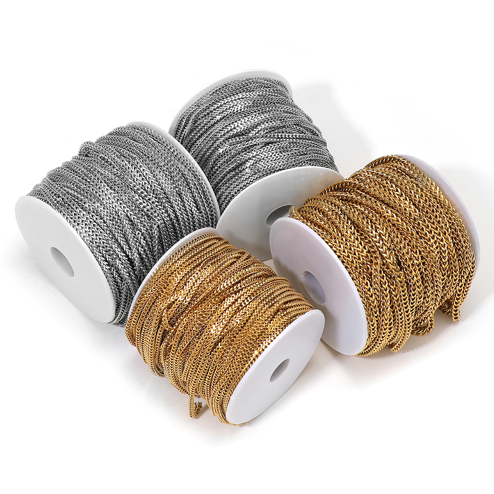 1 Meter Stainless Steel Fashio - Men'S Fashion Necklaces 评论和价格