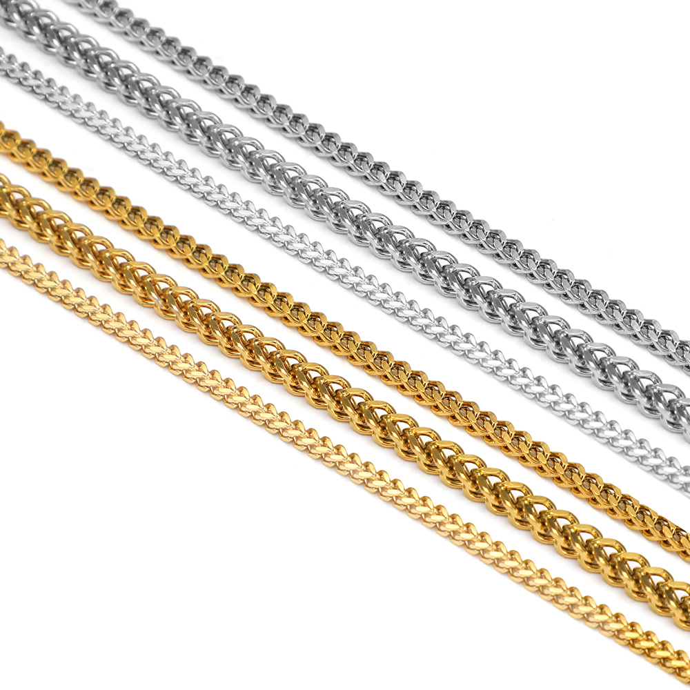 1 Meter Stainless Steel Fashio - Men'S Fashion Necklaces 评论和价格