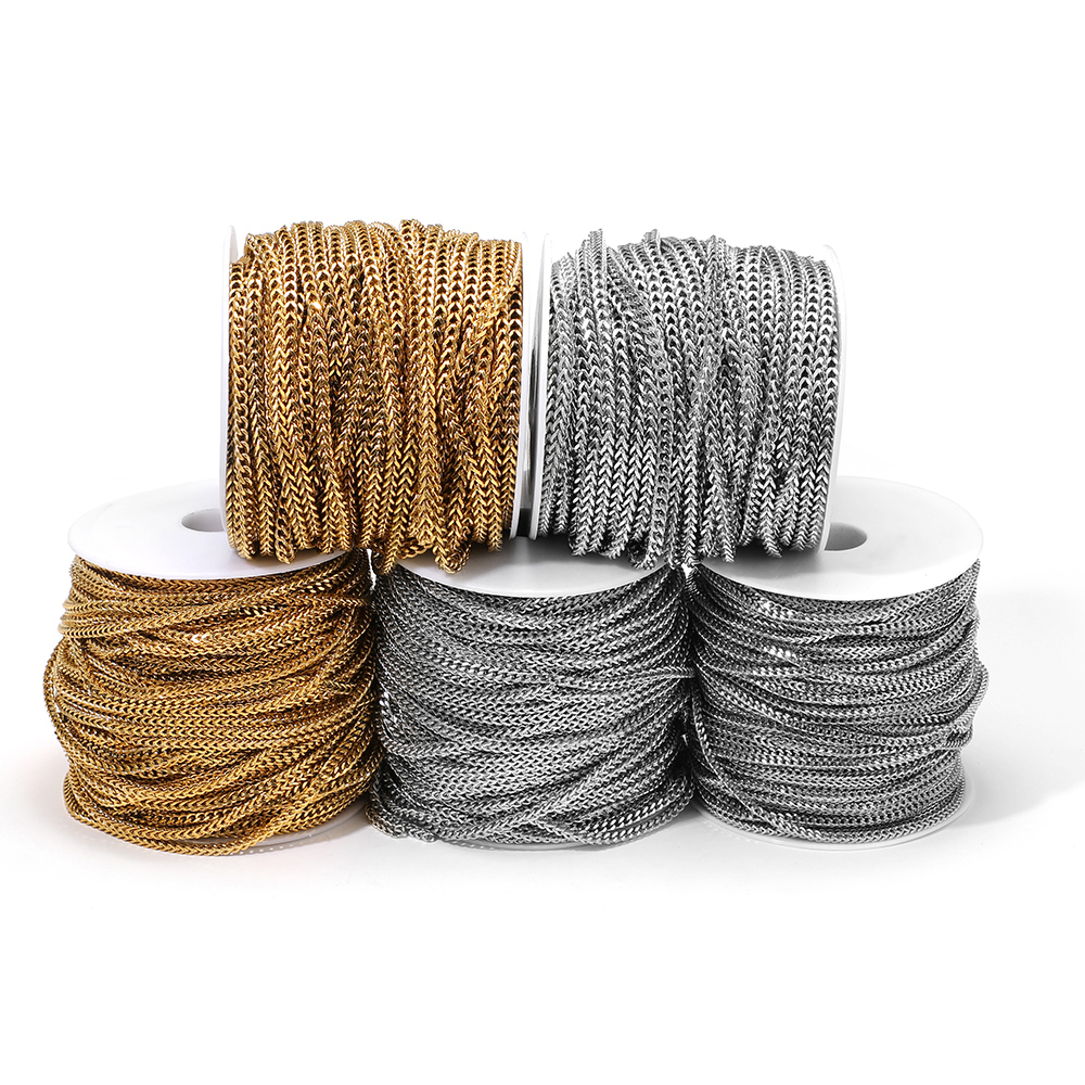 1 Meter Stainless Steel Fashio - Men'S Fashion Necklaces 评论和价格