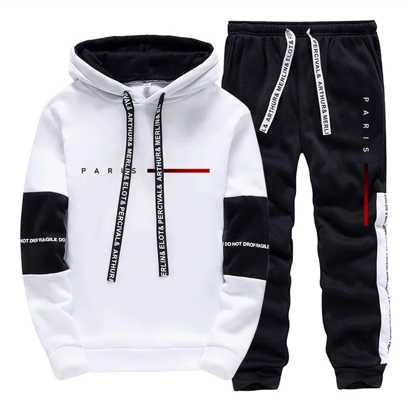 Men's Set Paris Fashion Hoodie - Men'S Fashion Pants 评论和价格