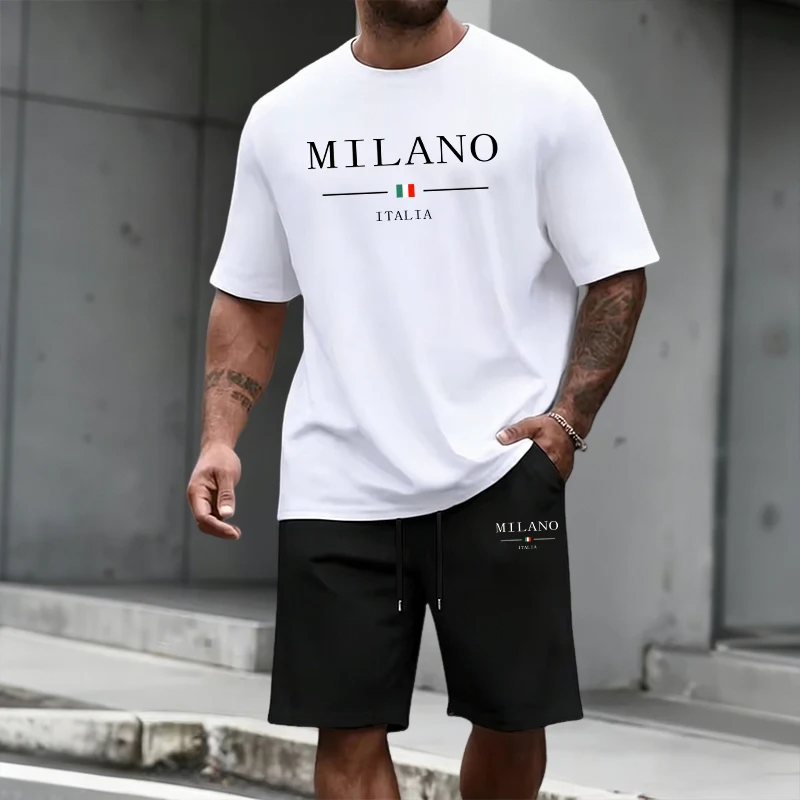 Men's Tracksuit Short Sleeve T - Men'S Fashion Trends 2025 评论和价格