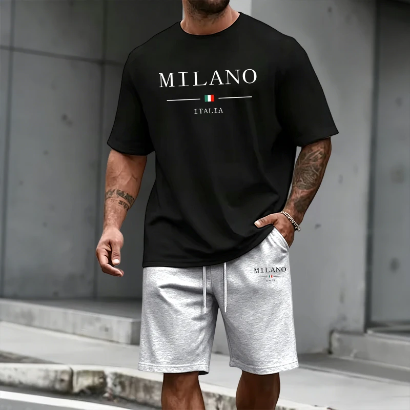 Men's Tracksuit Short Sleeve T - Men'S Fashion Trends 2025 评论和价格