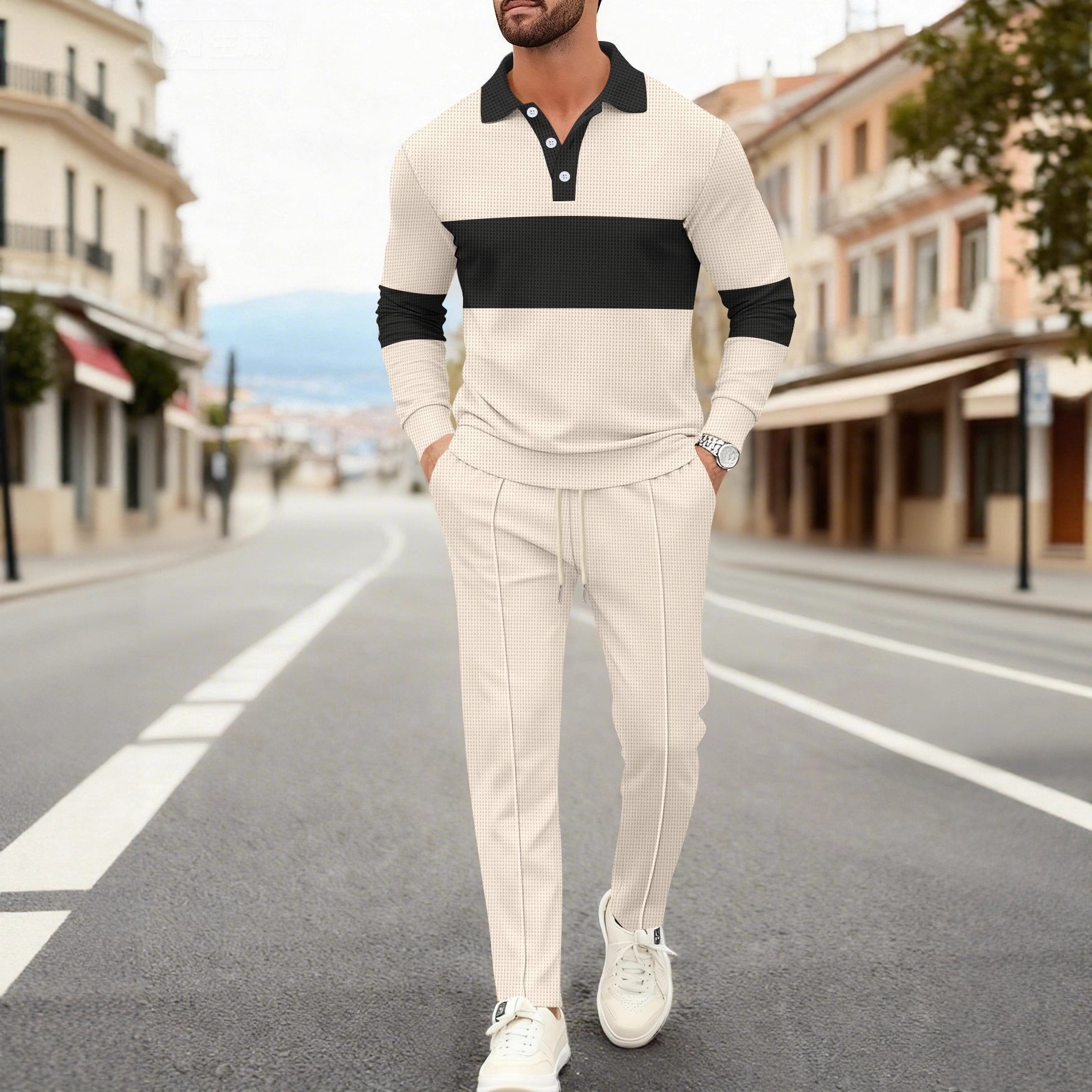 Men's Fashion 2-Piece Outfit W - Men'S Fashion Polo 评论和价格