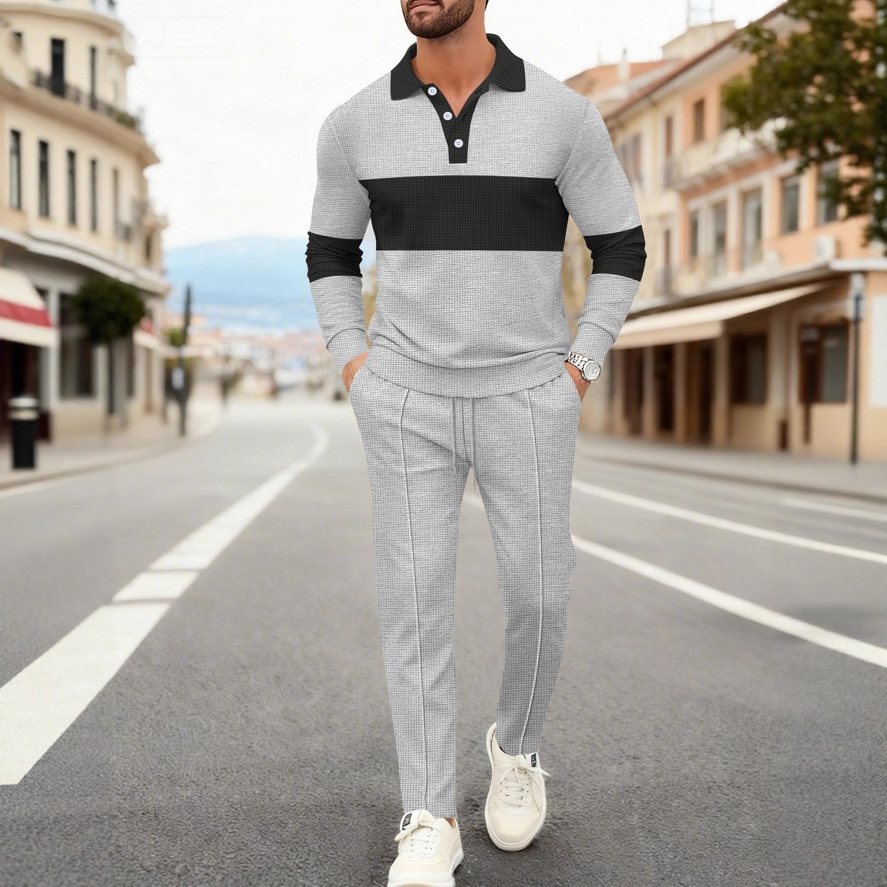 Men's Fashion 2-Piece Outfit W - Men'S Fashion Polo 评论和价格