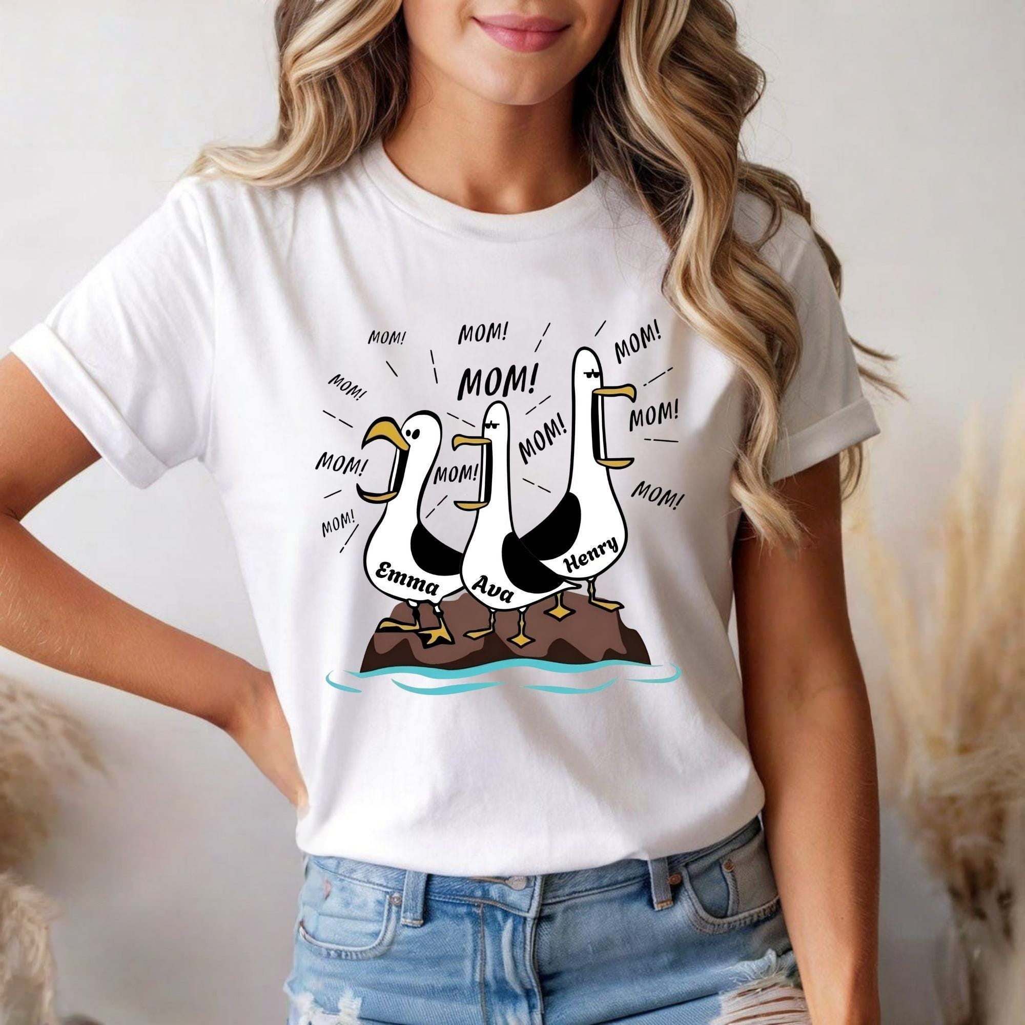 Seagull Mom Mom Mom - New Moth - Men'S Fashion Today 评论和价格