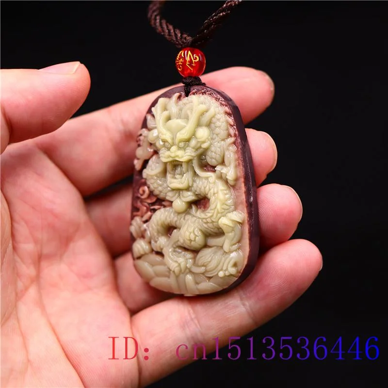 Purple Robe Jade Dragon Pendan - Men'S Fashion Necklaces 评论和价格