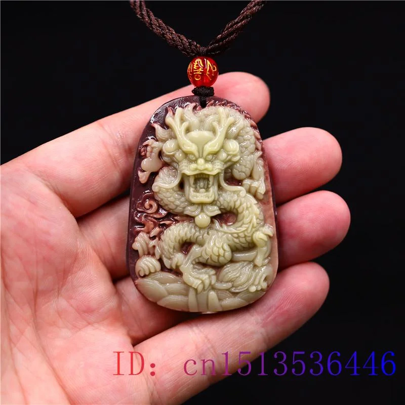 Purple Robe Jade Dragon Pendan - Men'S Fashion Necklaces 评论和价格