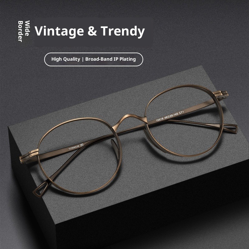 SO POTENT Men Titanium Alloy O - Men'S Fashion Non Prescription Glasses 评论和价格