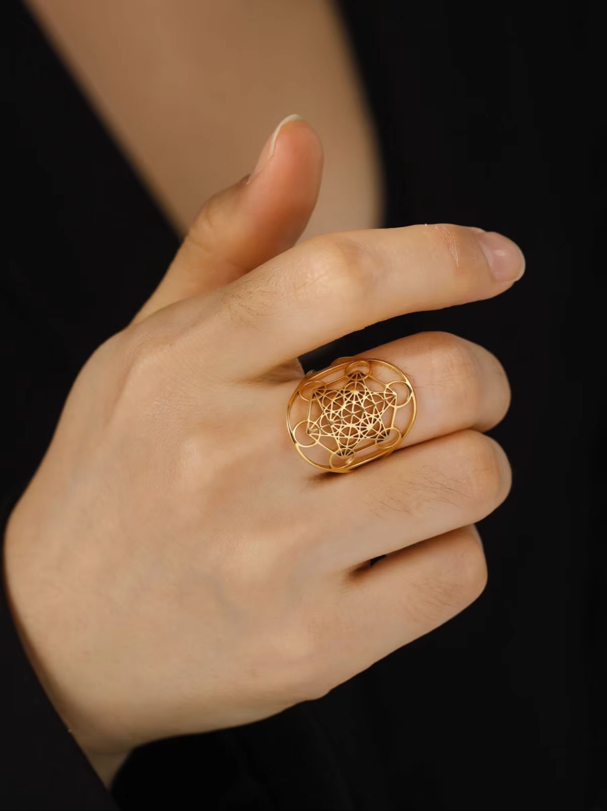 Unift Sacred Geometry Ring Met - Men'S Fashion Today 评论和价格