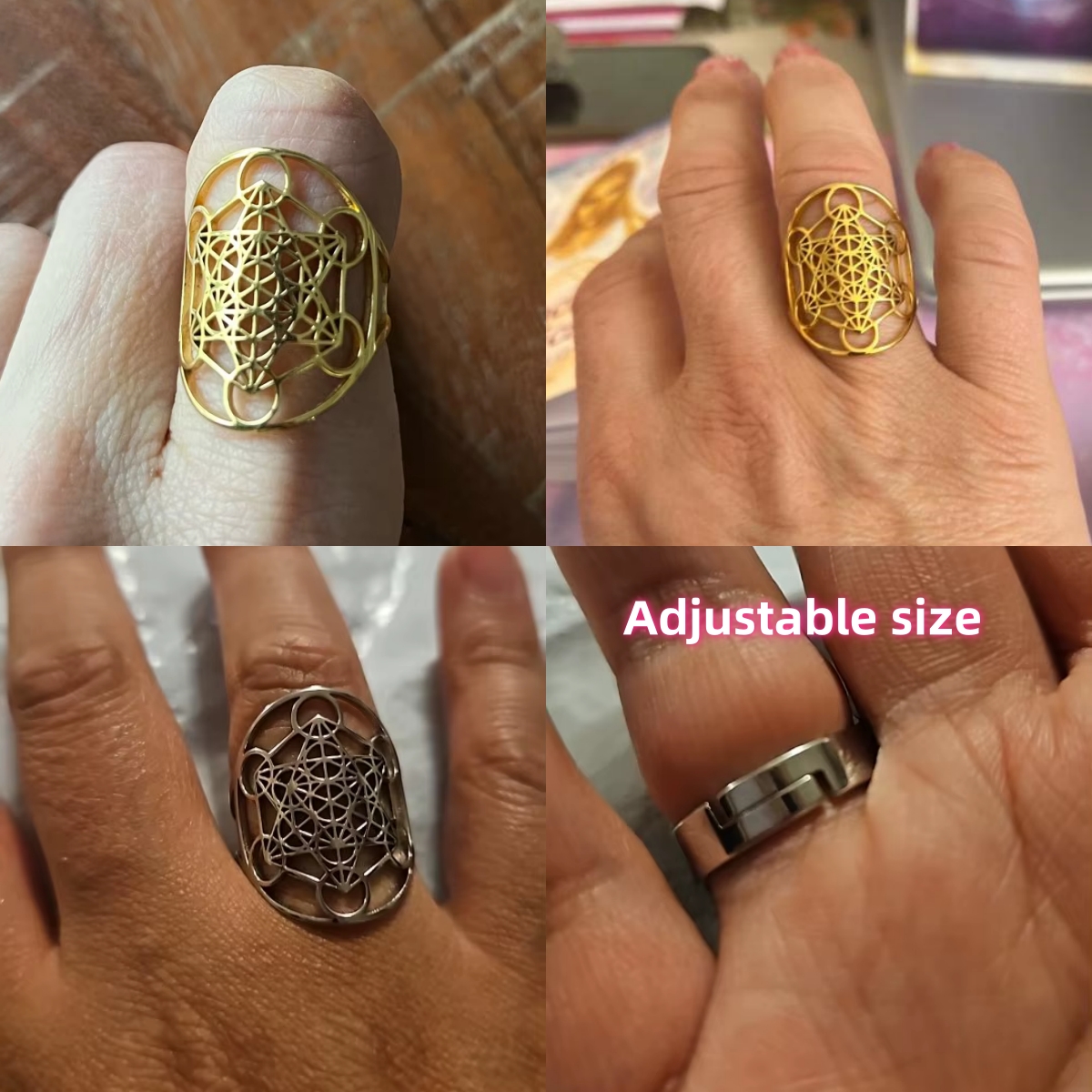 Unift Sacred Geometry Ring Met - Men'S Fashion Today 评论和价格