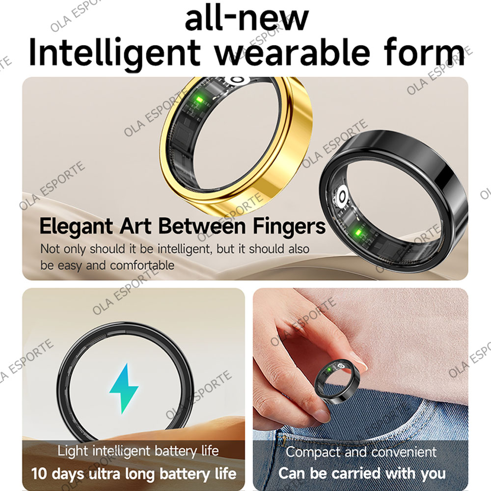 2026 New Fashion Smart Ring He - Men'S Fashion Rings 评论和价格