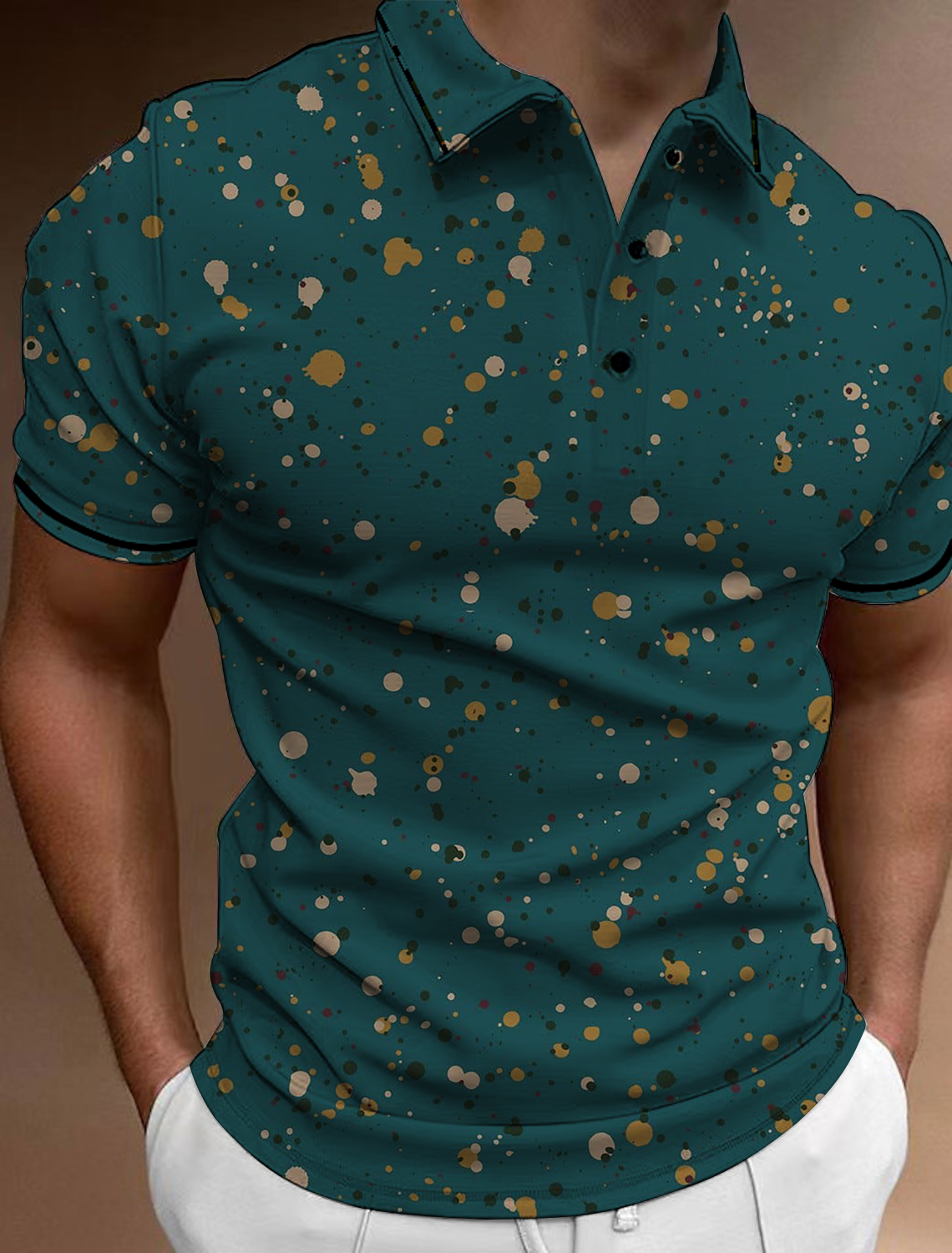 Summer Fashion Men's Button Po - Men'S Fashion Golf Clothing 评论和价格