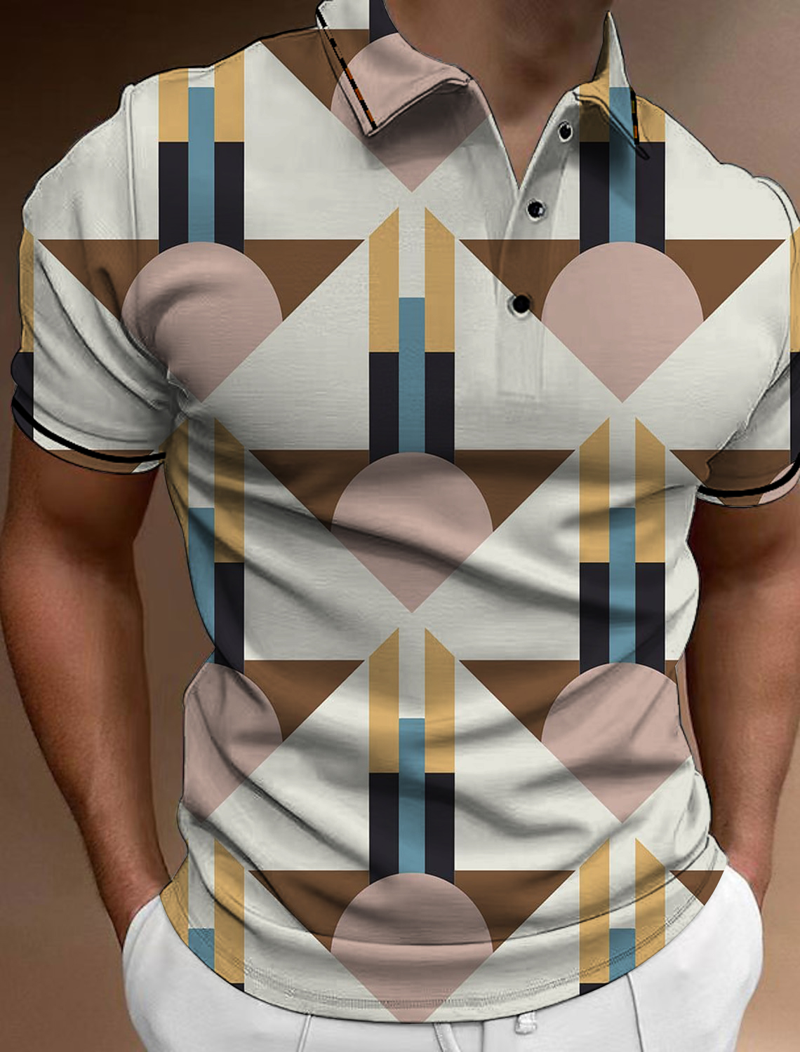 Summer Fashion Men's Button Po - Men'S Fashion Golf Clothing 评论和价格